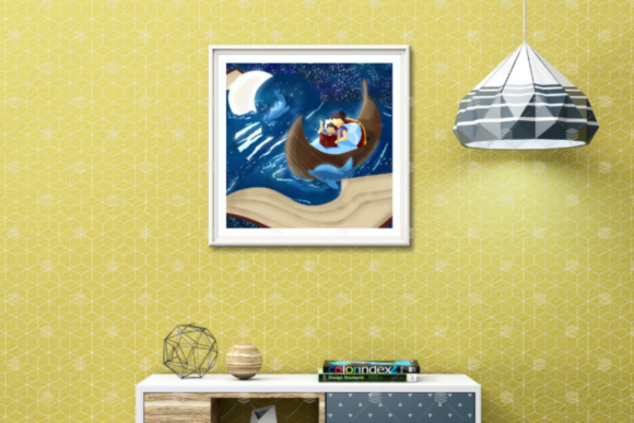 Download Book Sailing - Children Wall Art Print - Print Collection